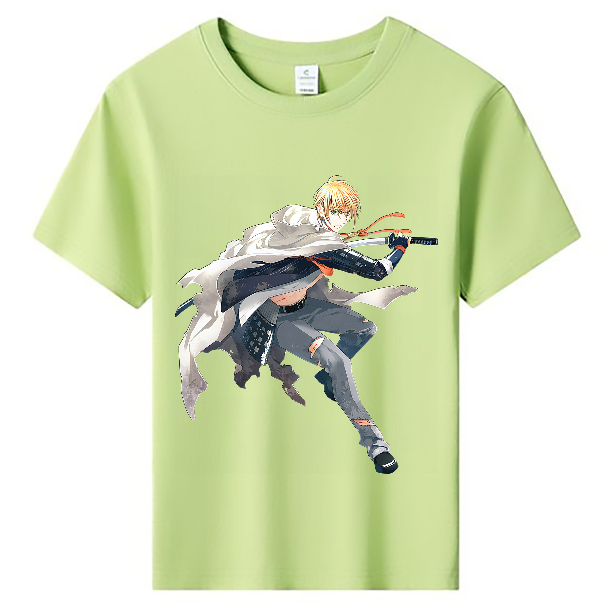 （画像用） 刀剣乱舞 Touken Ranbu 綿100％キッズTシャツ（フロントプリント）